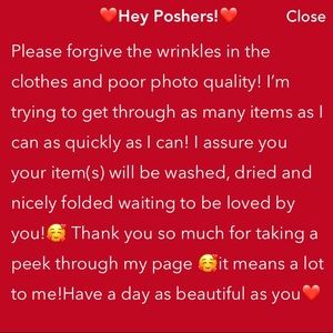 Thank you Poshers❤️